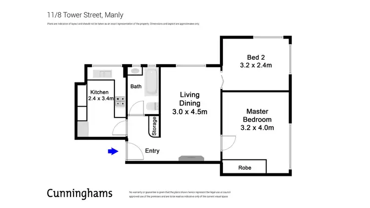 Floorplan of Homely apartment listing, 11/8 Tower Street, Manly NSW 2095