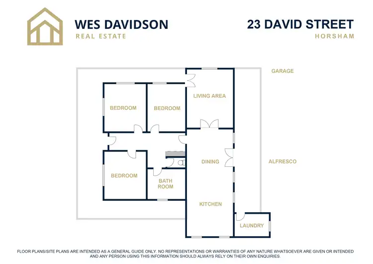 Floorplan of Homely house listing, 23 David Street, Horsham VIC 3400