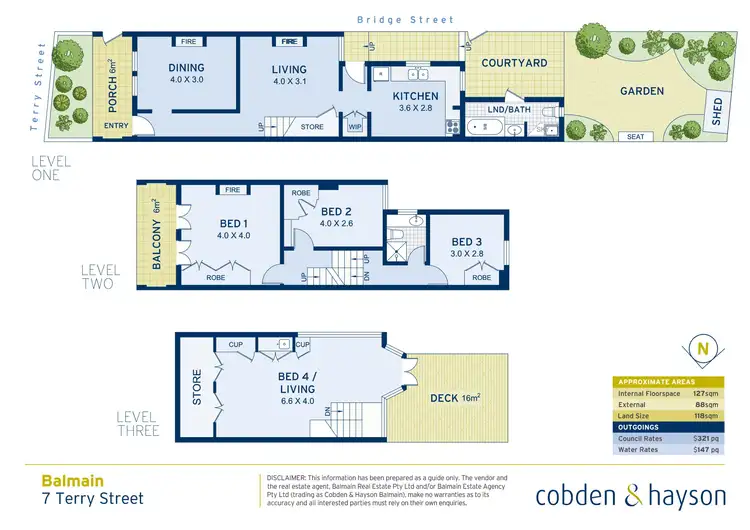 Floorplan of Homely house listing, 7 Terry Street, Balmain NSW 2041