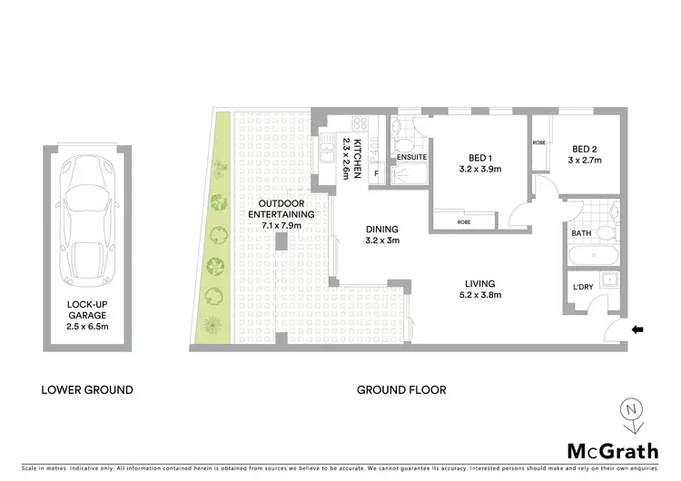 Floorplan of Homely apartment listing, 2/56 Dalleys Road, Naremburn NSW 2065
