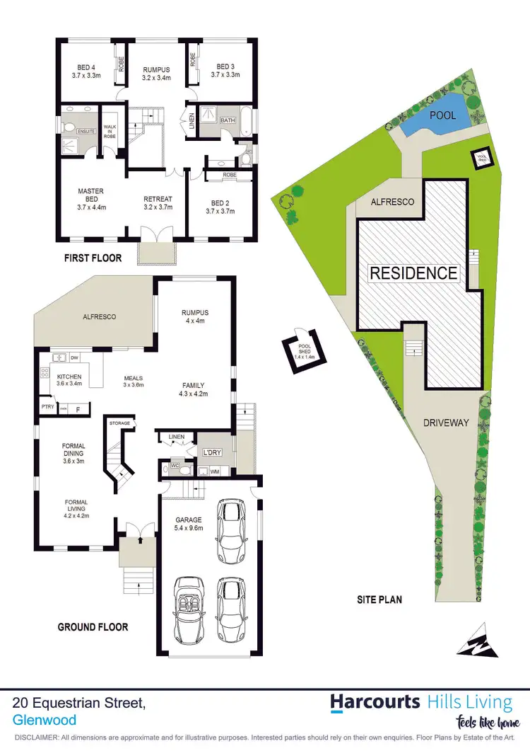 Floorplan of Homely house listing, 20 Equestrian Street, Glenwood NSW 2768