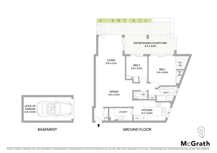 Floorplan of Homely apartment listing, 4/132-134 Spencer Road, Cremorne NSW 2090