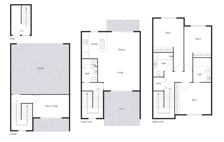 Floorplan of Homely townhouse listing, 18/345 Mirrabei Drive, Moncrieff ACT 2914