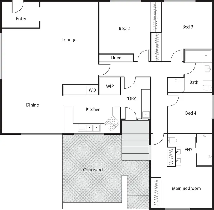 Floorplan of Homely house listing, 13 De Chair Street, Deakin ACT 2600