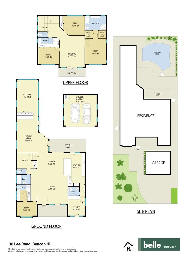 Floorplan of Homely house listing, 36 Lee Road, Beacon Hill NSW 2100