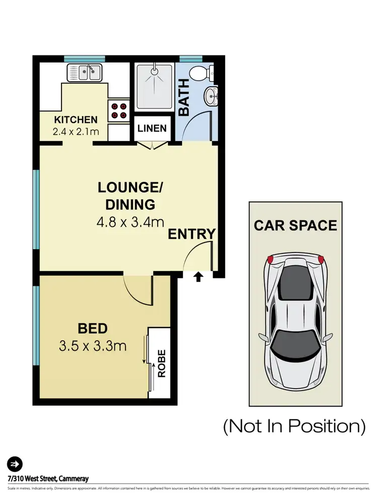 Floorplan of Homely apartment listing, 7/310 West Street, Cammeray NSW 2062