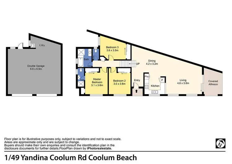 Floorplan of Homely apartment listing, 1/49 Yandina-Coolum Road, Coolum Beach QLD 4573