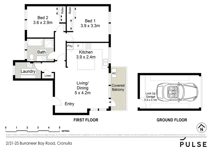 Floorplan of Homely apartment listing, 2/21-25 Burraneer Bay Road, Cronulla NSW 2230