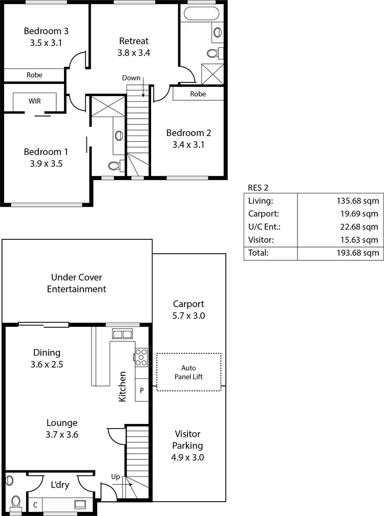 Floorplan of Homely house listing, 9 Dunkley Avenue, Firle SA 5070