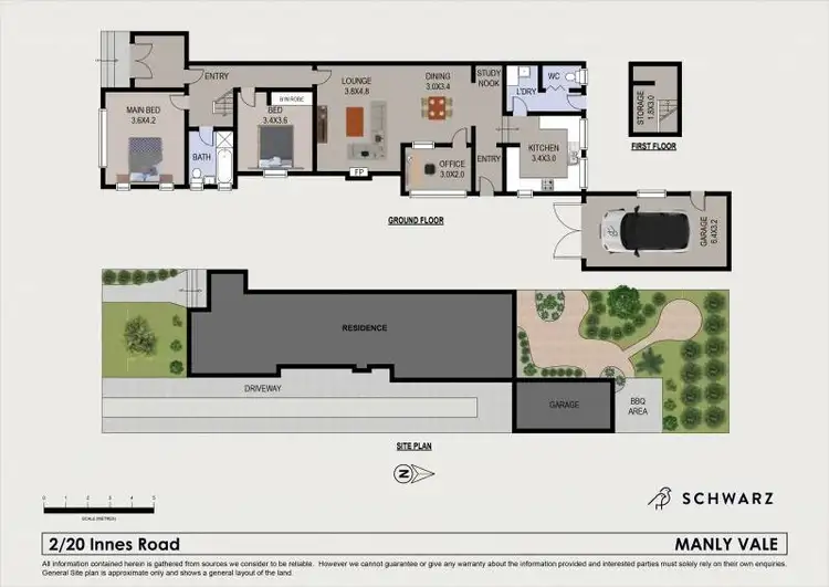Floorplan of Homely unit listing, 2/20 Innes Road, Manly Vale NSW 2093