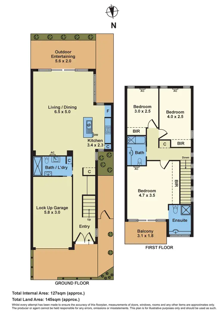 Floorplan of Homely house listing, 61A Castlemaine Street, Yarraville VIC 3013