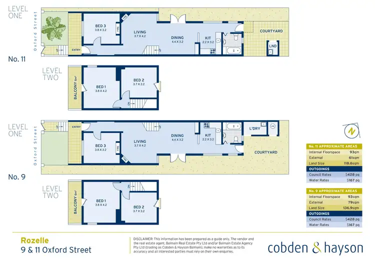 Floorplan of Homely house listing, 9 Oxford Street, Rozelle NSW 2039