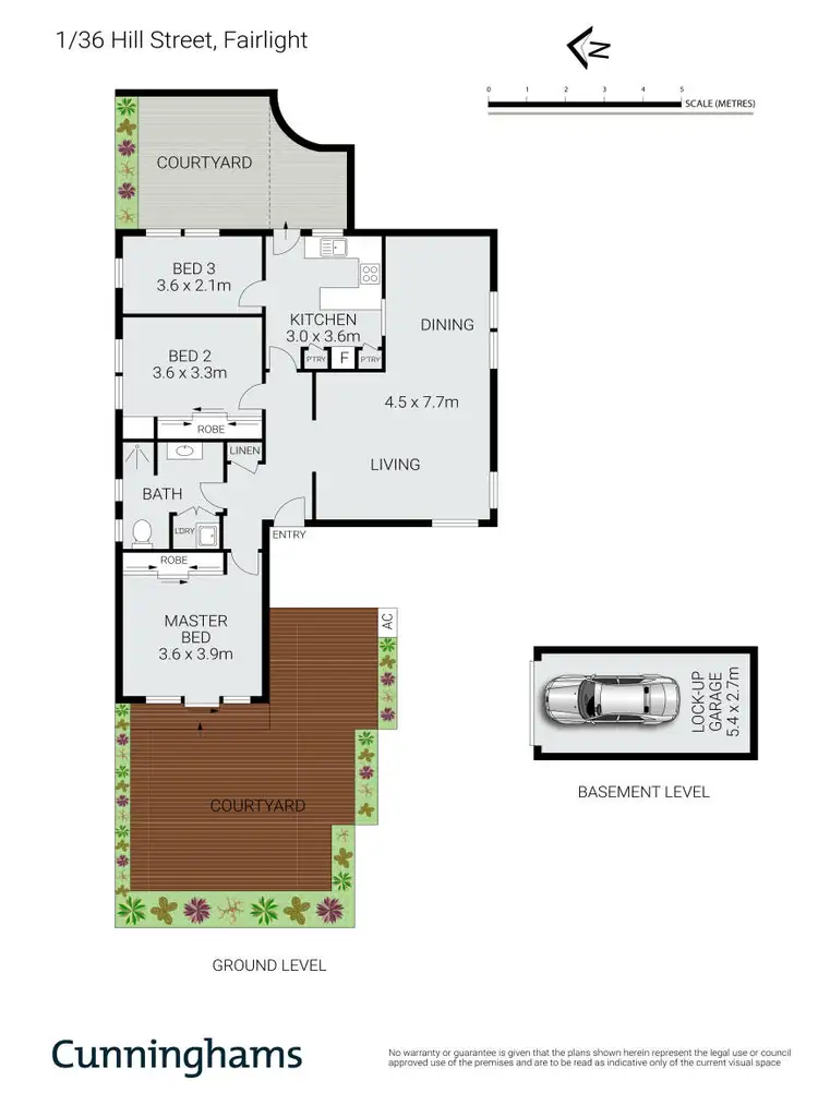 Floorplan of Homely apartment listing, 1/36 Hill Street, Fairlight NSW 2094