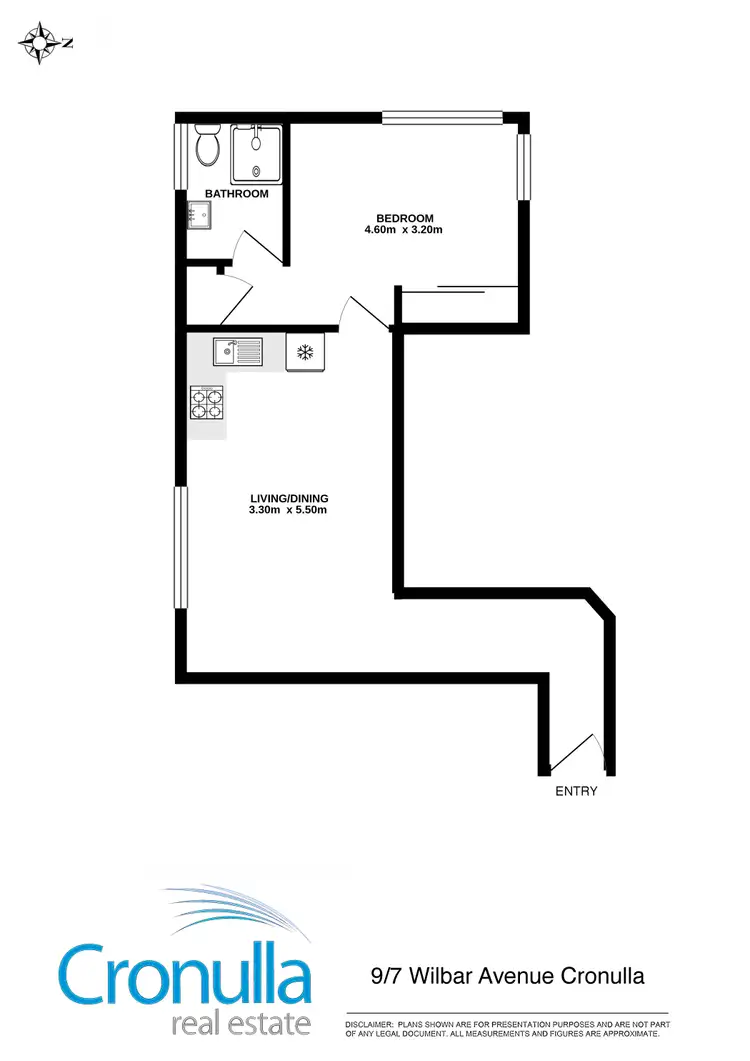 Floorplan of Homely apartment listing, 9/7 Wilbar Avenue, Cronulla NSW 2230