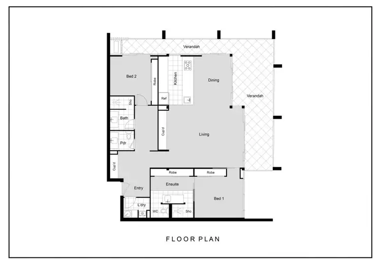 Floorplan of Homely apartment listing, Level 4/327/2 Grose Street, Deakin ACT 2600