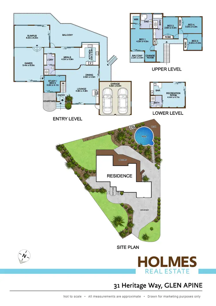 Floorplan of Homely house listing, 31 Heritage Way, Glen Alpine NSW 2560