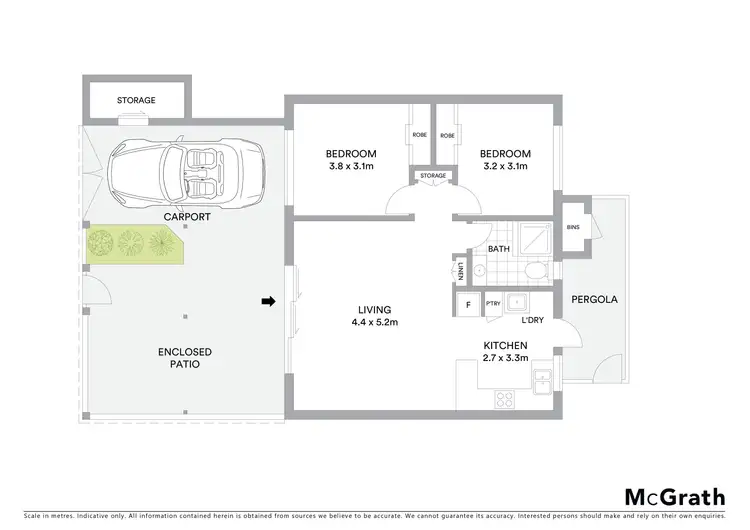 Floorplan of Homely unit listing, 34/131-133 Ross River Road, Mundingburra QLD 4812