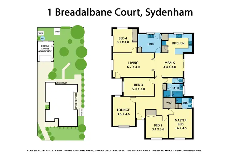 Floorplan of Homely house listing, 1 Breadalbane Court, Sydenham VIC 3037