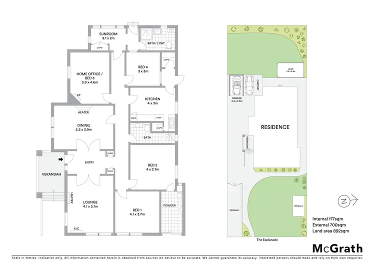 Floorplan of Homely house listing, 9 The Esplanade, Geelong VIC 3220