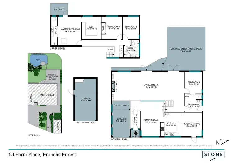 Floorplan of Homely house listing, 63 Parni Place, Frenchs Forest NSW 2086