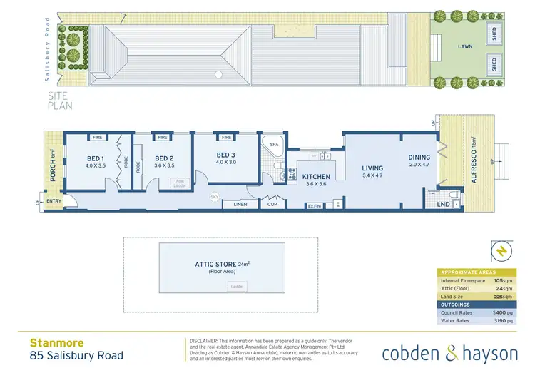 Floorplan of Homely house listing, 85 Salisbury Road, Stanmore NSW 2048