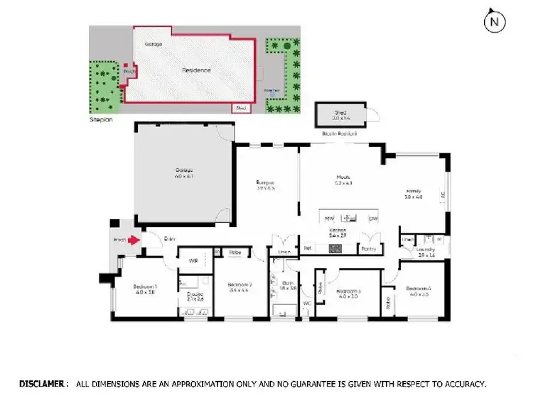 Floorplan of Homely house listing, 13 Sullivan Place, Harkness VIC 3337