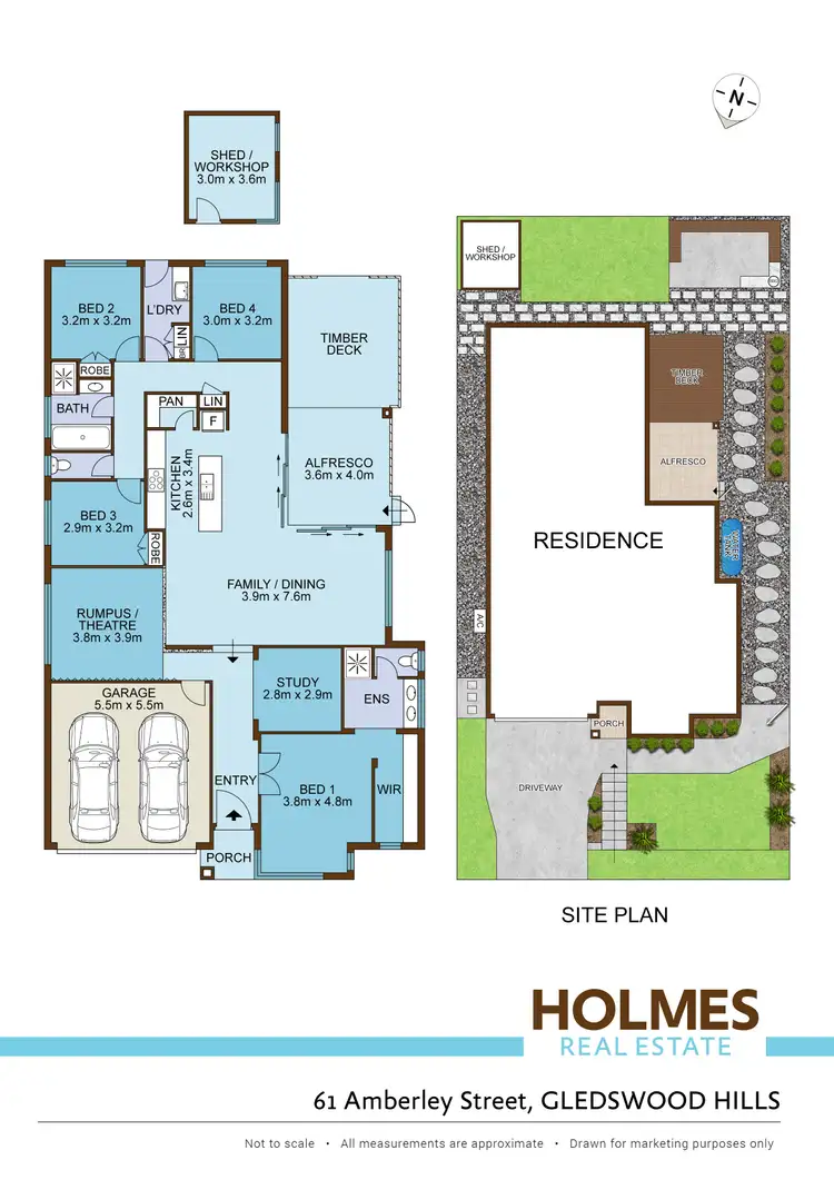 Floorplan of Homely house listing, 61 Amberley Street, Gledswood Hills NSW 2557