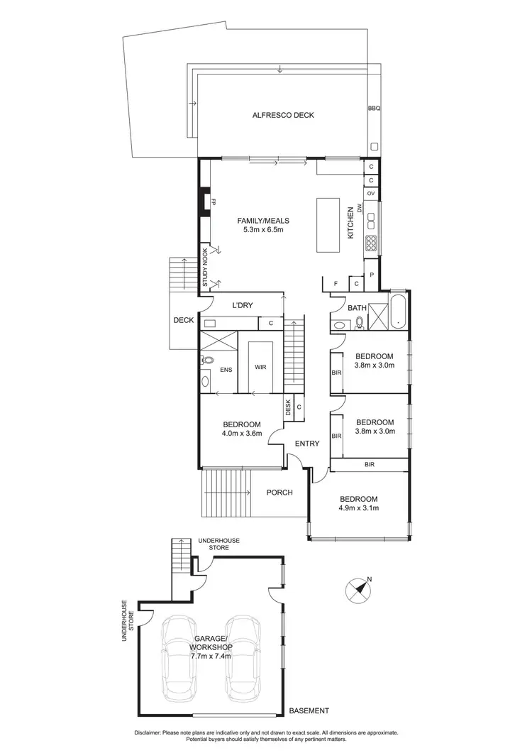 Floorplan of Homely house listing, 38 Karnak Road, Ashburton VIC 3147