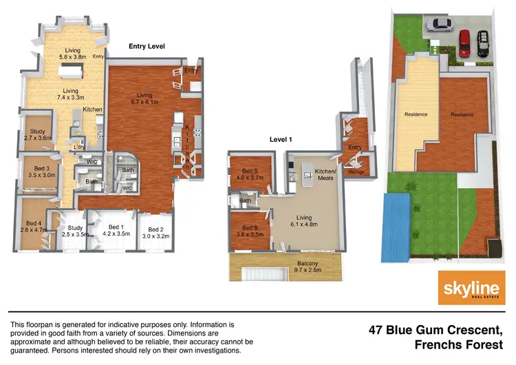 Floorplan of Homely house listing, 47 Bluegum Crescent, Frenchs Forest NSW 2086
