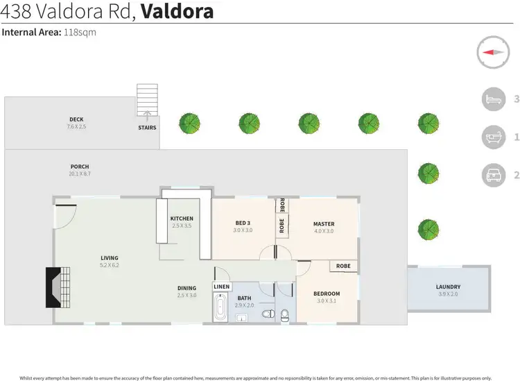 Floorplan of Homely house listing, 438 Valdora Road, Valdora QLD 4561
