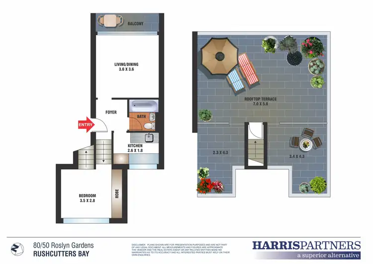 Floorplan of Homely apartment listing, 80/50 Roslyn Gardens, Rushcutters Bay NSW 2011