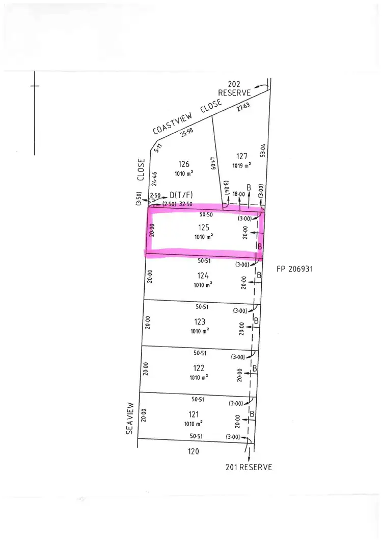 Floorplan of Homely land listing, 40 Seaview Close, Cape Jervis SA 5204