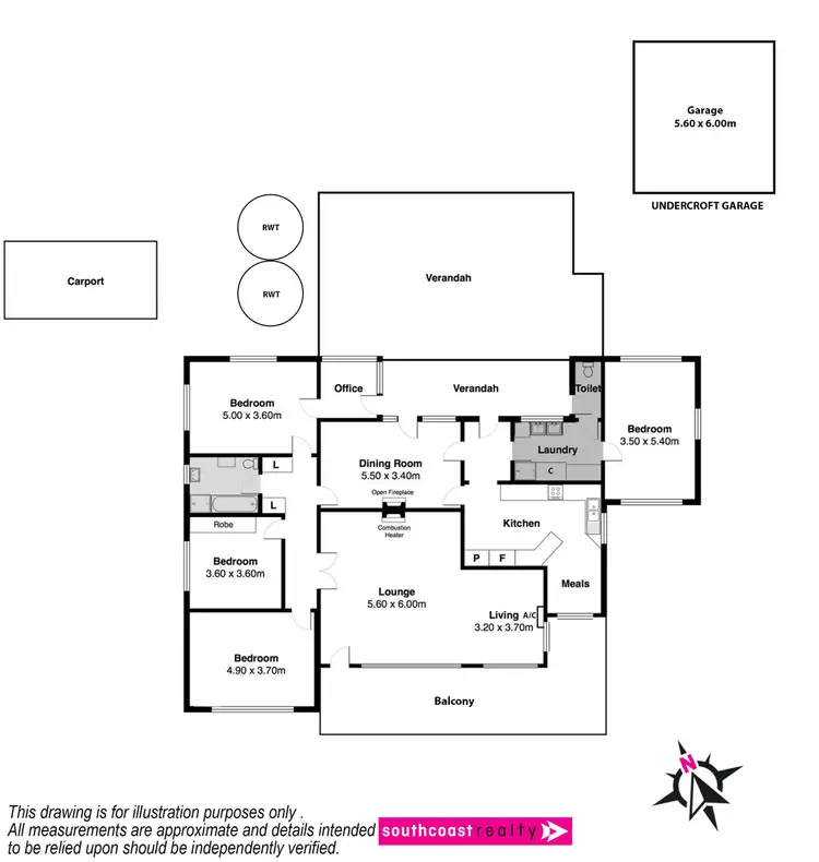 Floorplan of Homely house listing, 41 The Crescent, Mccracken SA 5211