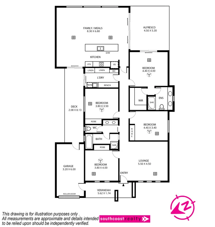 Floorplan of Homely house listing, 43 Wright Terrace, Encounter Bay SA 5211