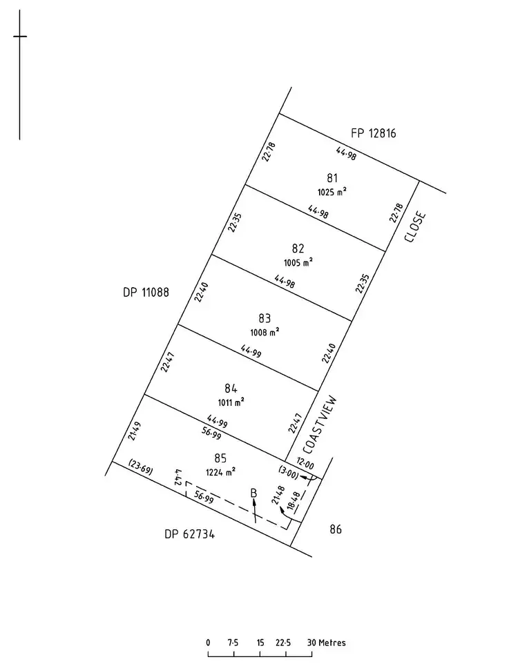 Floorplan of Homely land listing, LOT 83, 21 Coastview Close, Cape Jervis SA 5204