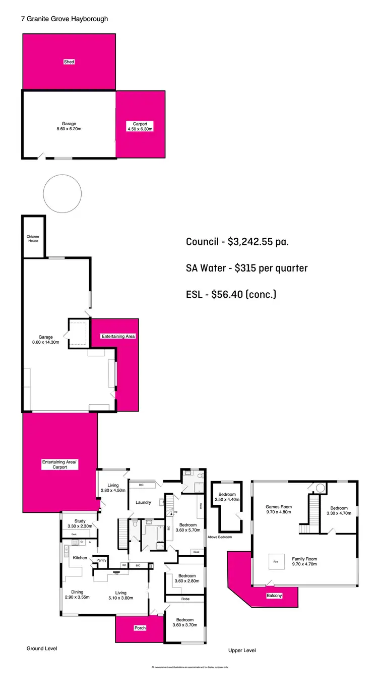 Floorplan of Homely house listing, 7 Granite Grove, Hayborough SA 5211