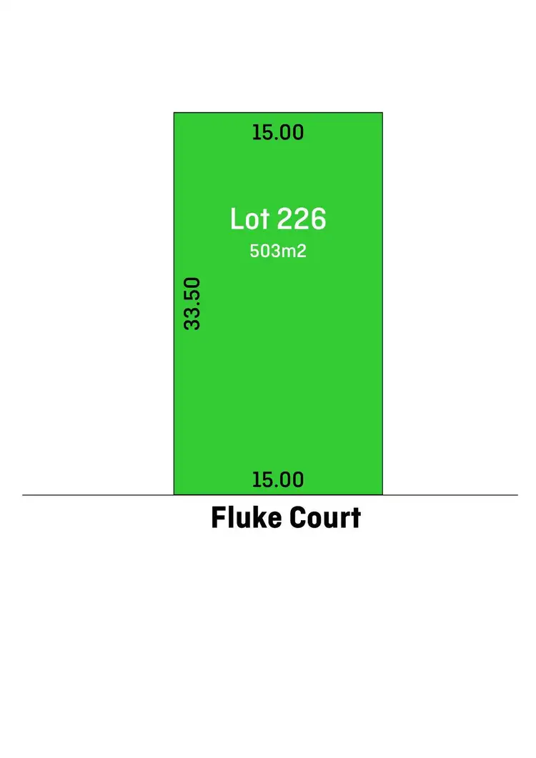 Floorplan of Homely land listing, LOT 226, 8 Fluke Court, Encounter Bay SA 5211