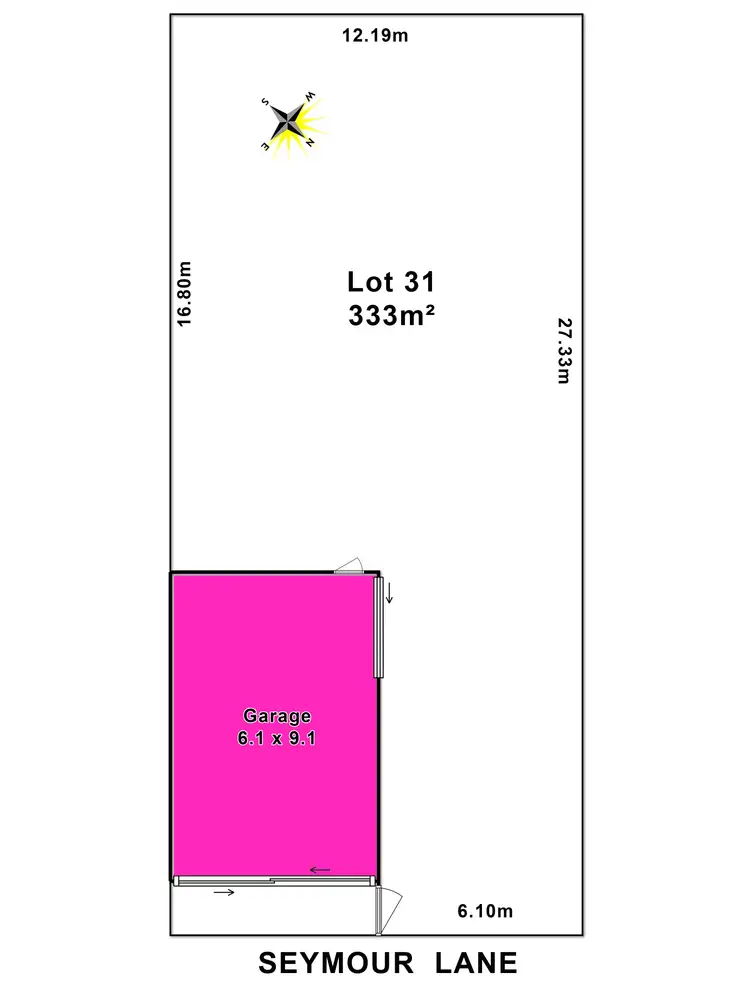 Floorplan of Homely land listing, LOT 31 Seymour Lane, Victor Harbor SA 5211