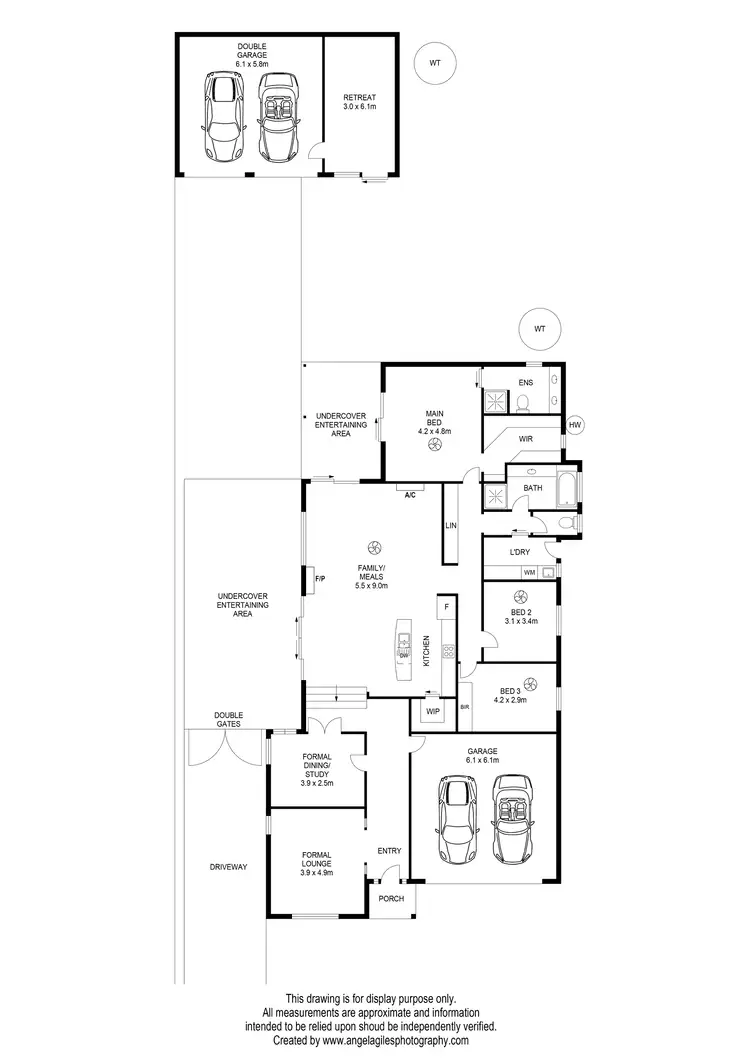 Floorplan of Homely house listing, 167 Coromandel Drive, Mccracken SA 5211