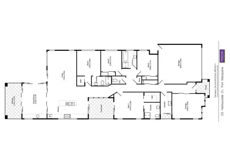 Floorplan of Homely house listing, 25 Harbourside Crescent, Port Macquarie NSW 2444