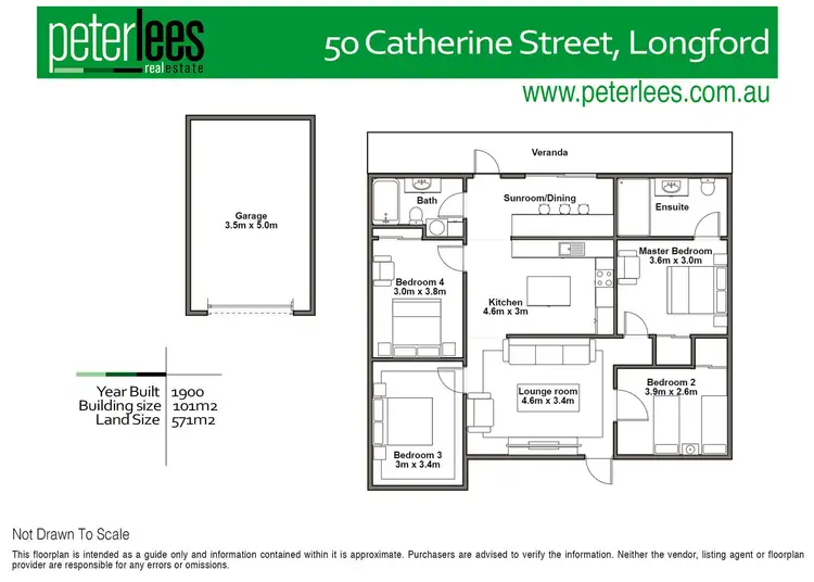 Floorplan of Homely house listing, 50 Catherine Street, Longford TAS 7301