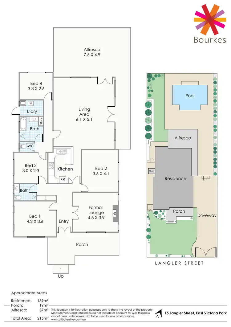Floorplan of Homely house listing, 15 Langler Street, East Victoria Park WA 6101