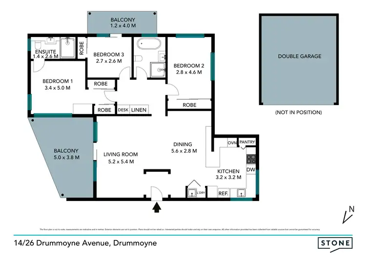 Floorplan of Homely apartment listing, 14/26 Drummoyne Avenue, Drummoyne NSW 2047