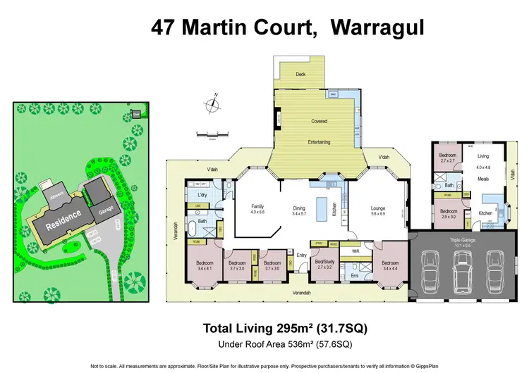 Floorplan of Homely house listing, 47 Martin Court, Warragul VIC 3820
