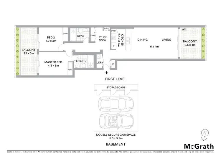 Floorplan of Homely apartment listing, 112C/98 Payten Avenue, Roselands NSW 2196