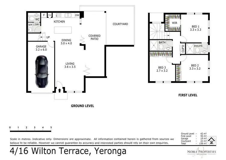 Floorplan of Homely townhouse listing, 4/16 Wilton Terrace, Yeronga QLD 4104