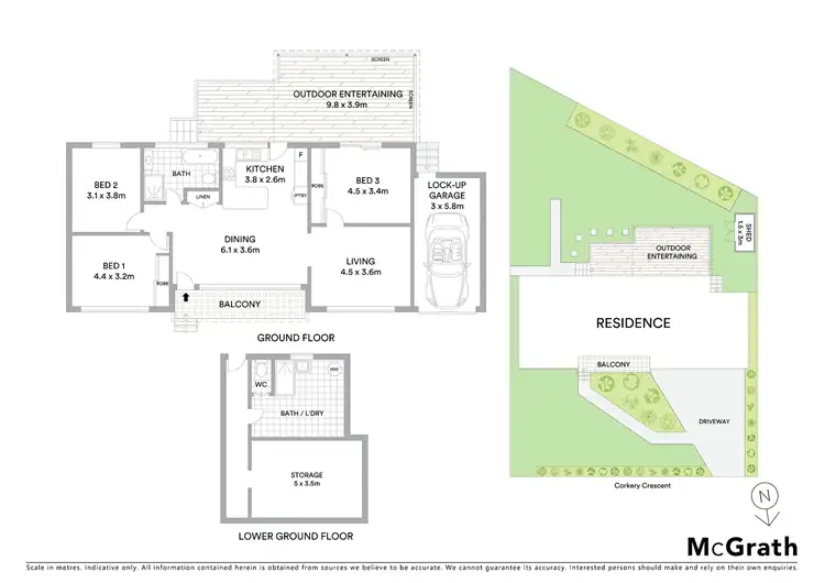 Floorplan of Homely house listing, 4 Corkery Crescent, Allambie Heights NSW 2100