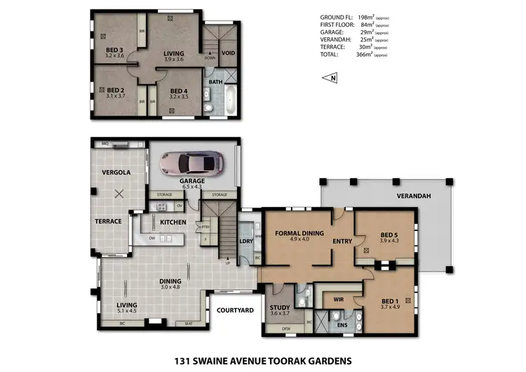 Floorplan of Homely house listing, 131 Swaine Avenue, Toorak Gardens SA 5065