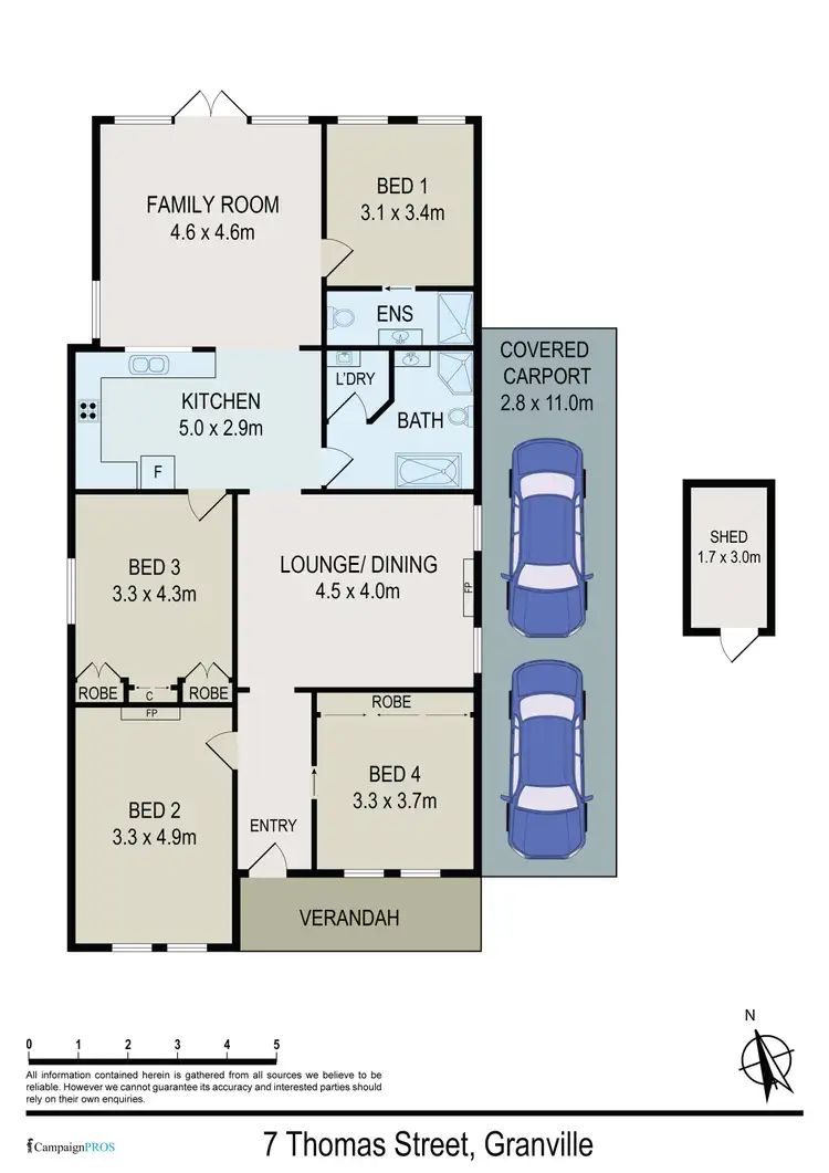Floorplan of Homely house listing, 7 Thomas Street, Granville NSW 2142