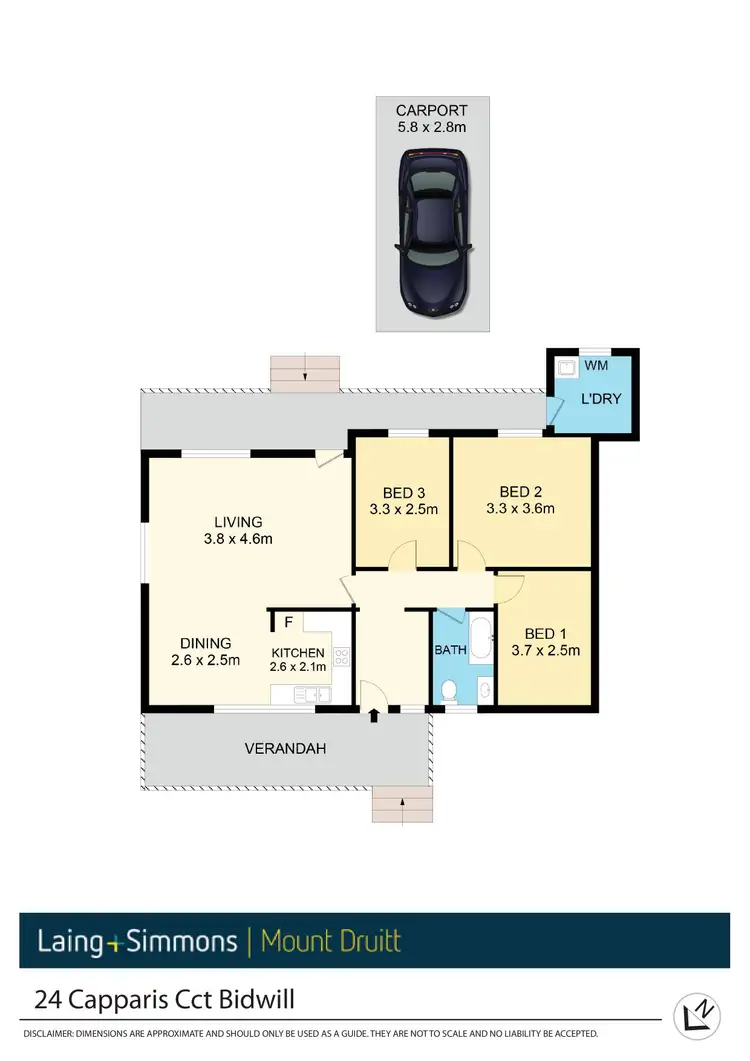 Floorplan of Homely house listing, 24 Capparis Circuit, Bidwill NSW 2770
